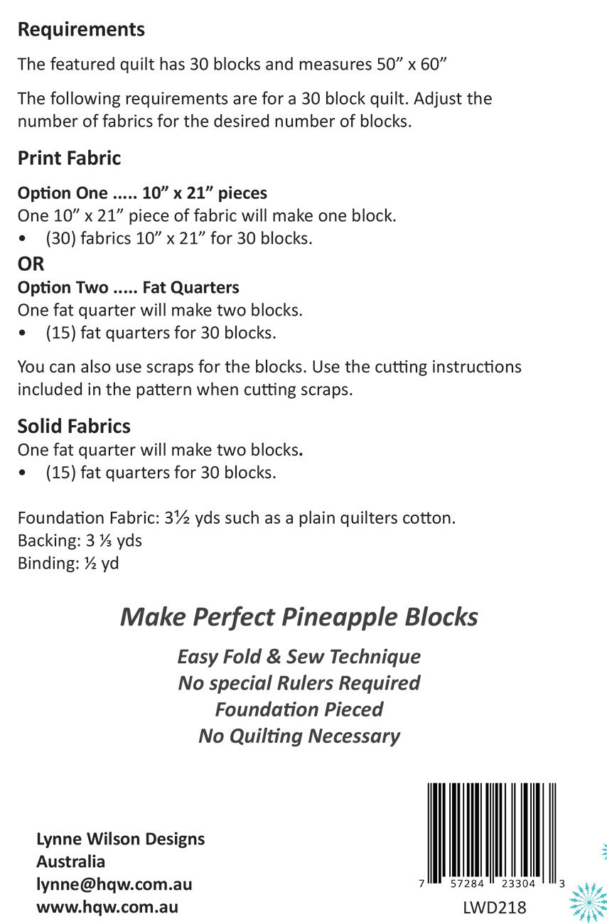 Perfect Pineapples Pattern