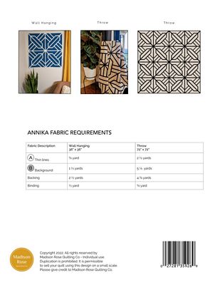 Annika Quilt Pattern