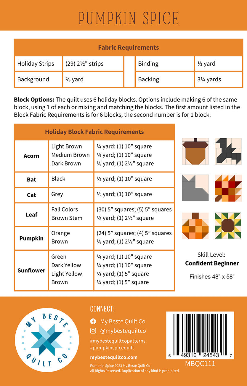 Pumpkin Spice Pattern