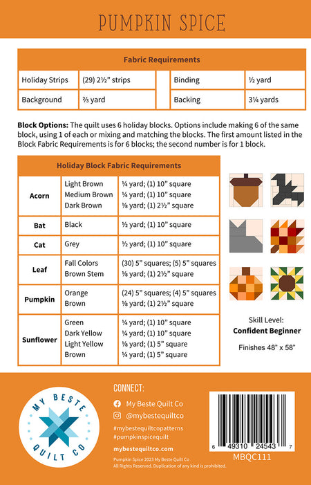 Pumpkin Spice Pattern