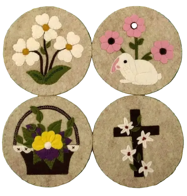 Spring DIY Felt Coaster Kit