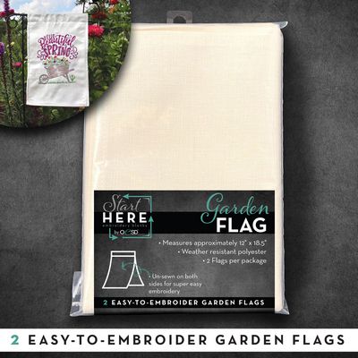 OESD Garden Flag 2 pk