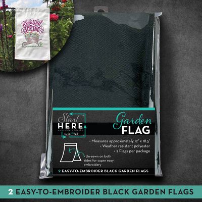 OESD Garden Flag 2 pk