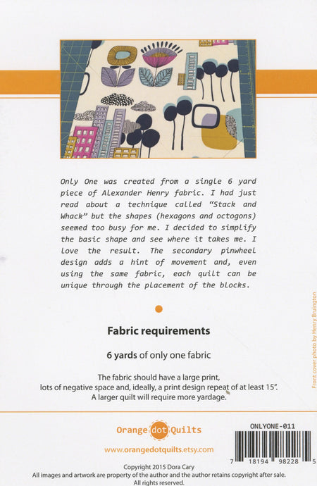 Only One Quilt Pattern