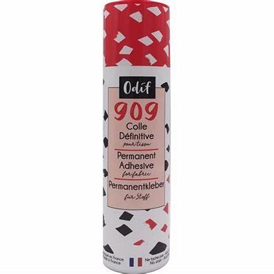 Odif 909 Permanent Adhesive For Fabric Ships UPS Ground