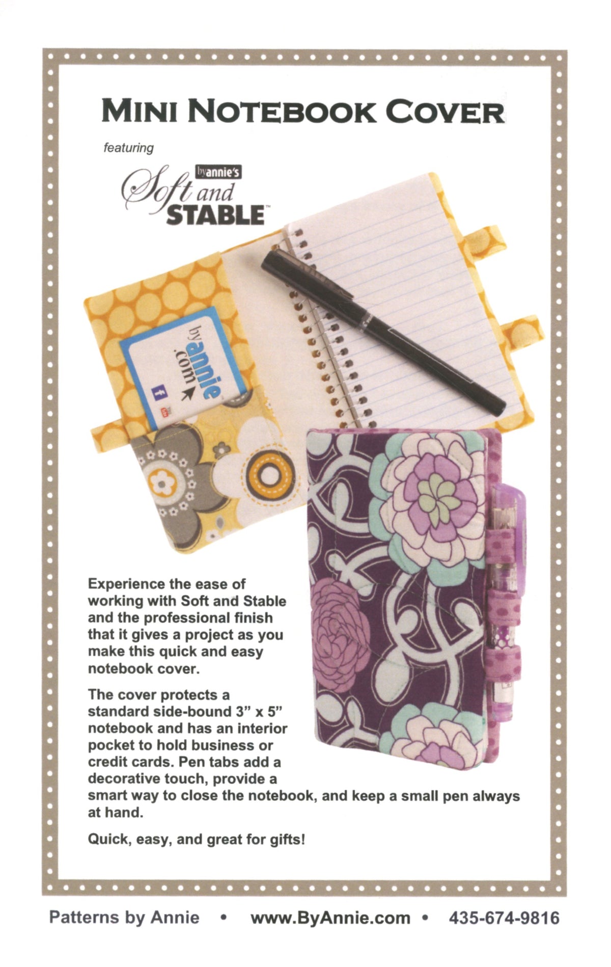 Mini Notebook Cover