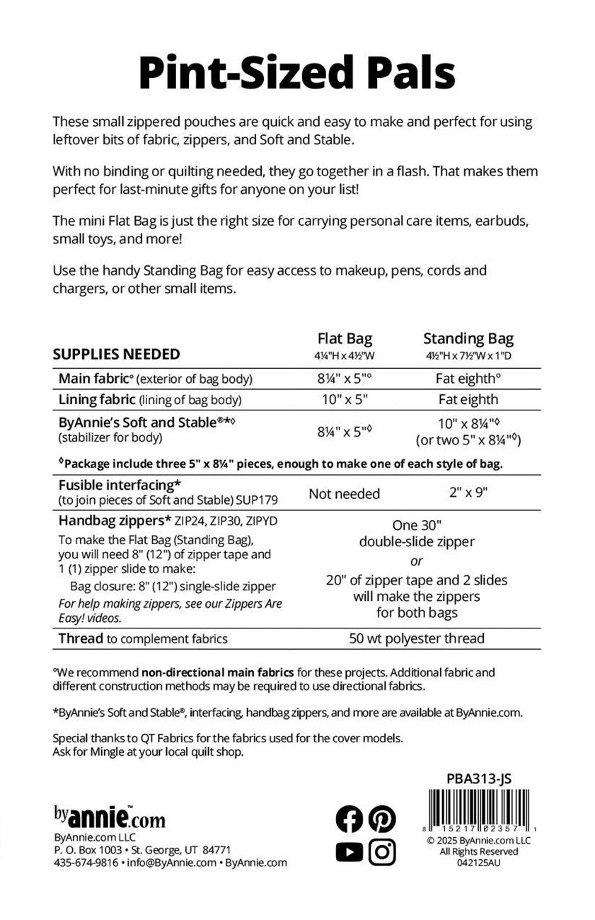 Pint-size Pals Pattern  (Jump Starters)