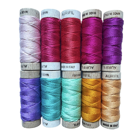 Paradise Garden by Patty Basemi — Aurifil Thread Set, 10 Spools