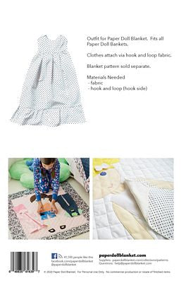 Paper Doll Blanket Pattern - Maxi Dress