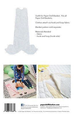 Paper Doll Blanket Pattern - Mermaid
