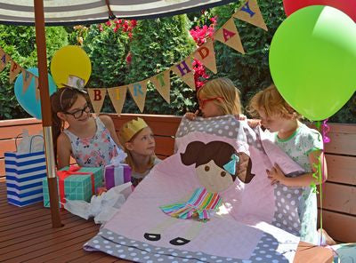 Paper Doll Blanket Pattern - Party Dress