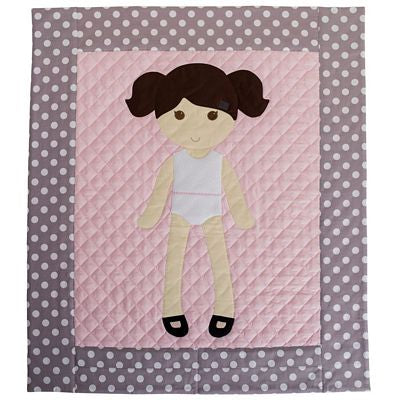 Paper Doll Blanket Pattern - Girl