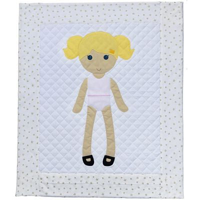 Paper Doll Blanket Pattern - Girl
