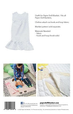 Paper Doll Blanket Pattern - Nightgown