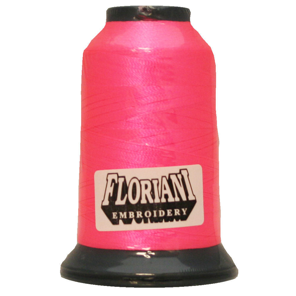 Floriani 40wt Polyester Thread 0006 Neon Pink  1000m