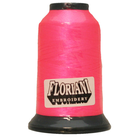 Floriani 40wt Polyester Thread 0006 Neon Pink  1000m