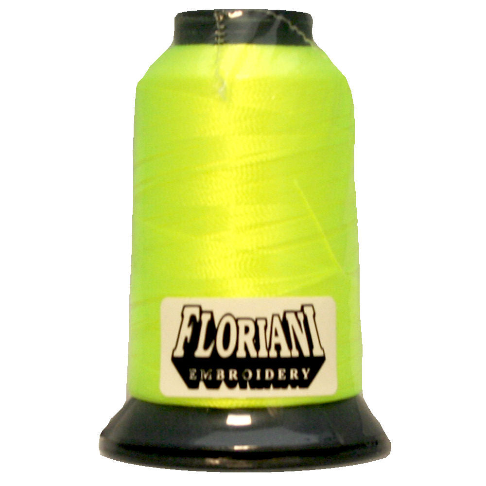 Floriani 40wt Polyester Thread 0009 Safety Yellow  1000m