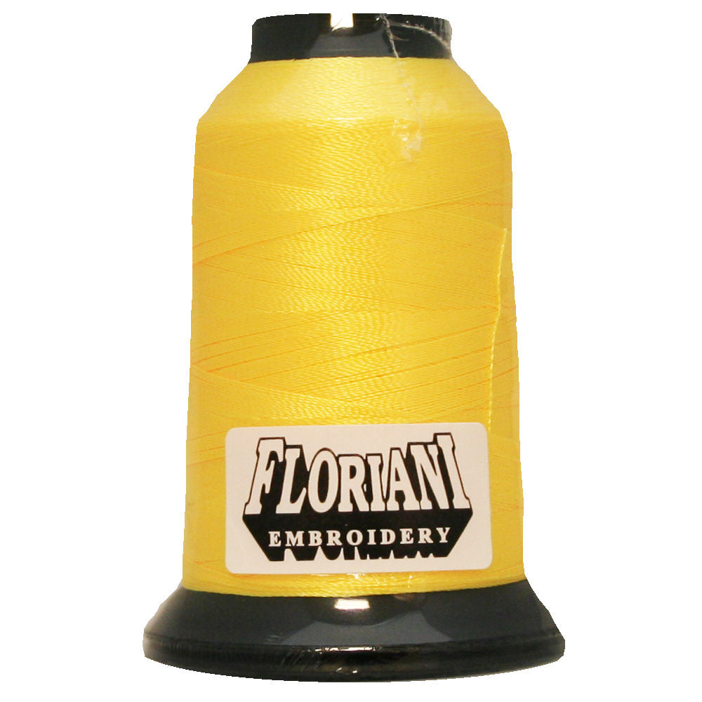 Floriani 40wt Polyester Thread 0011 Chalcedony Yellow  1000m
