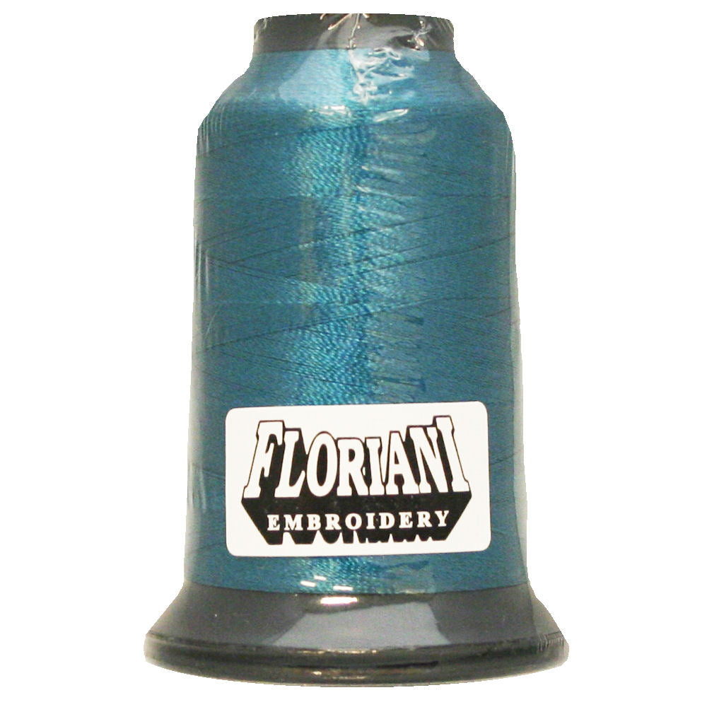 Floriani 40wt Polyester Thread 0074 Medieval Teal  1000m