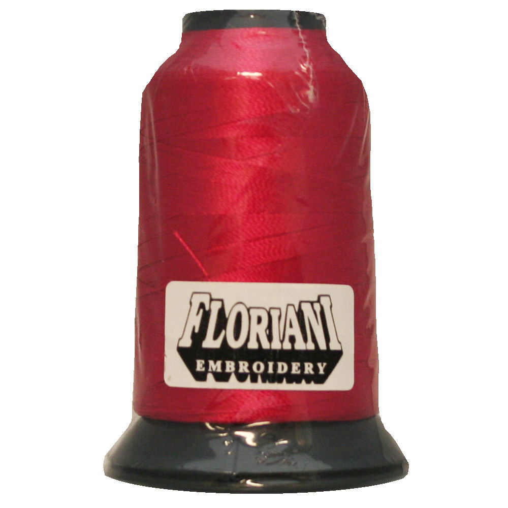 Rhapsody Thread Floriani 40wt Poly Thread Raspberry Rhapsody #0083 – Red Rock Threads