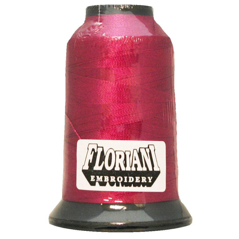 Floriani 40wt Polyester Thread 0129 Deep Pink  1000m