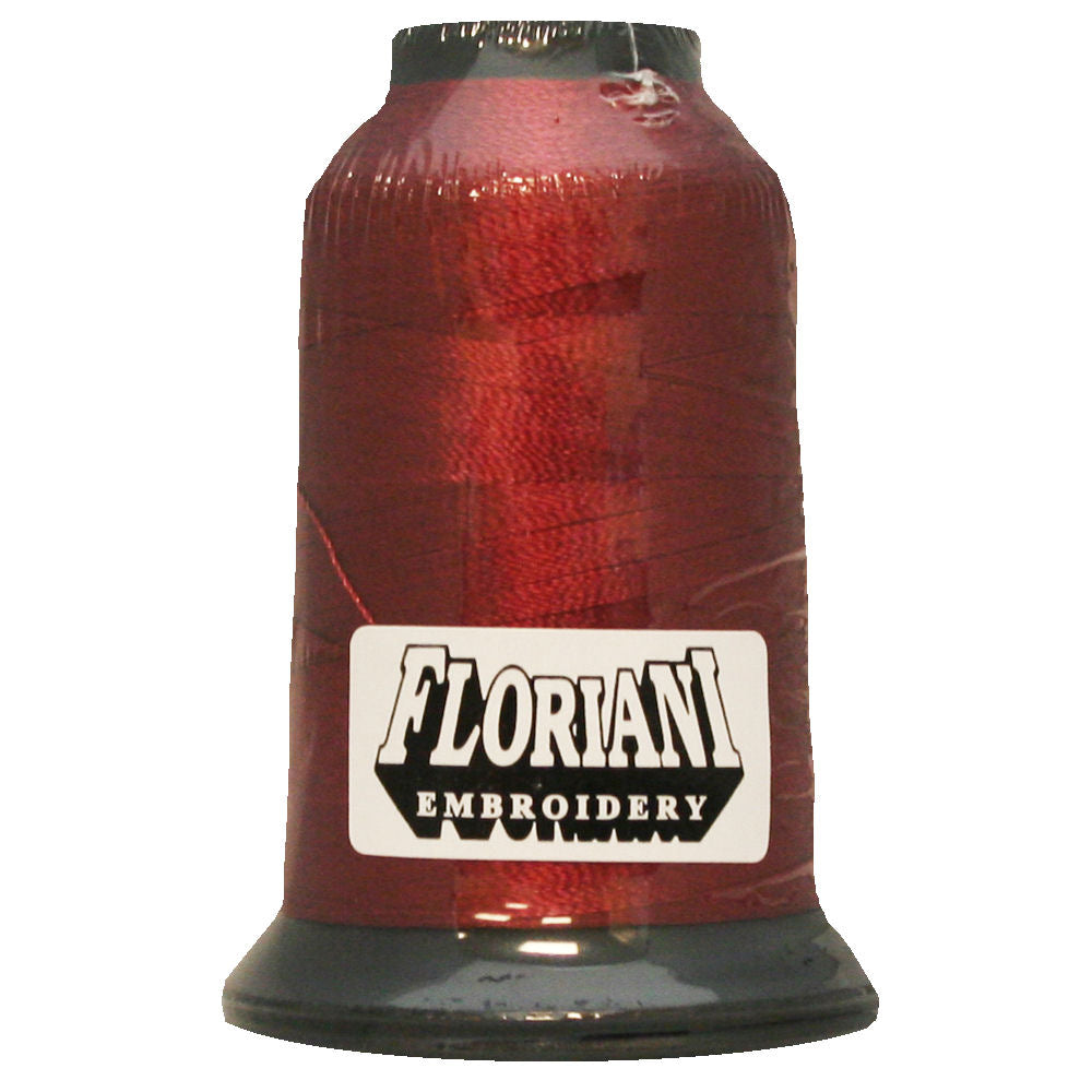 Floriani 40wt Polyester Thread 0196 Old Roseleaf  1000m