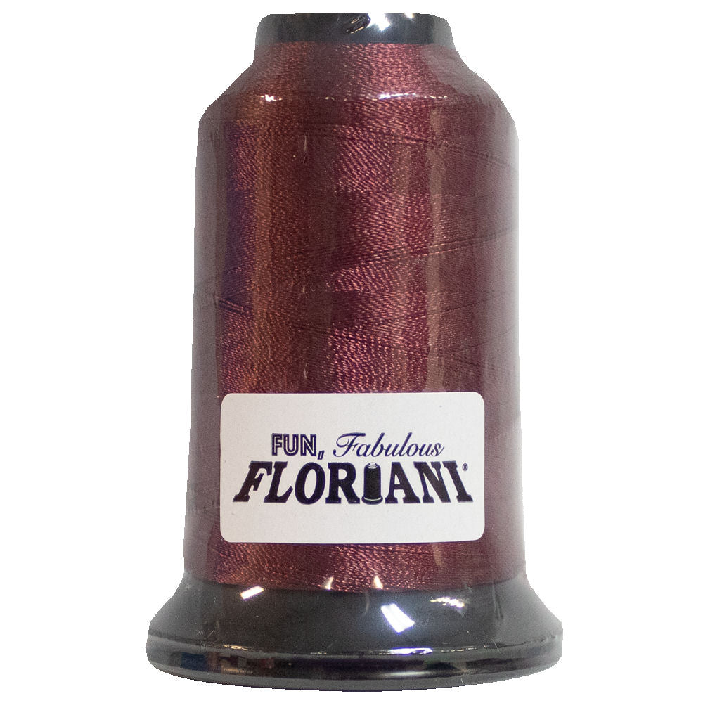 Floriani 40wt Polyester Thread 0197 Black Cherry  1000m