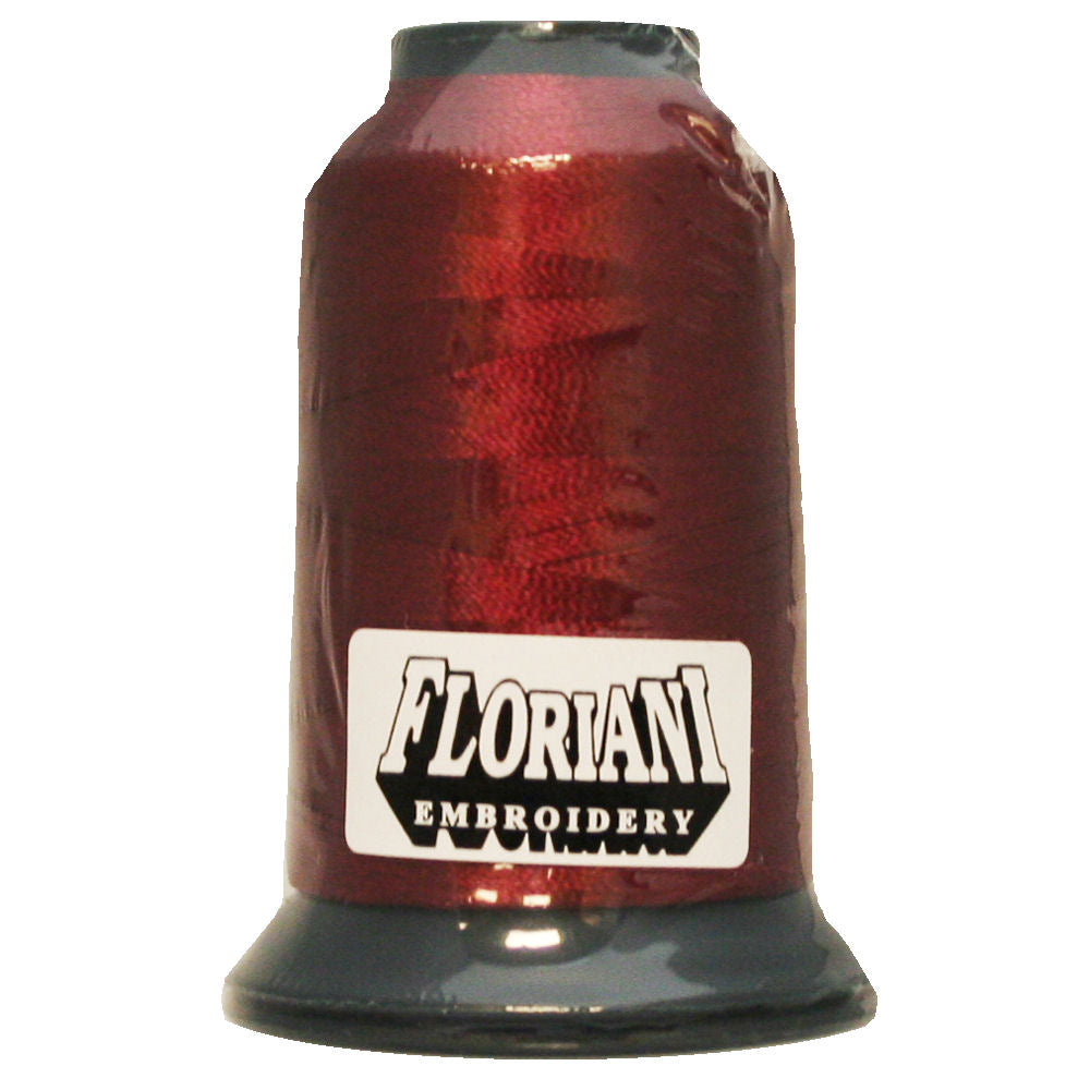 Floriani 40wt Polyester Thread 0198 Wine  1000m