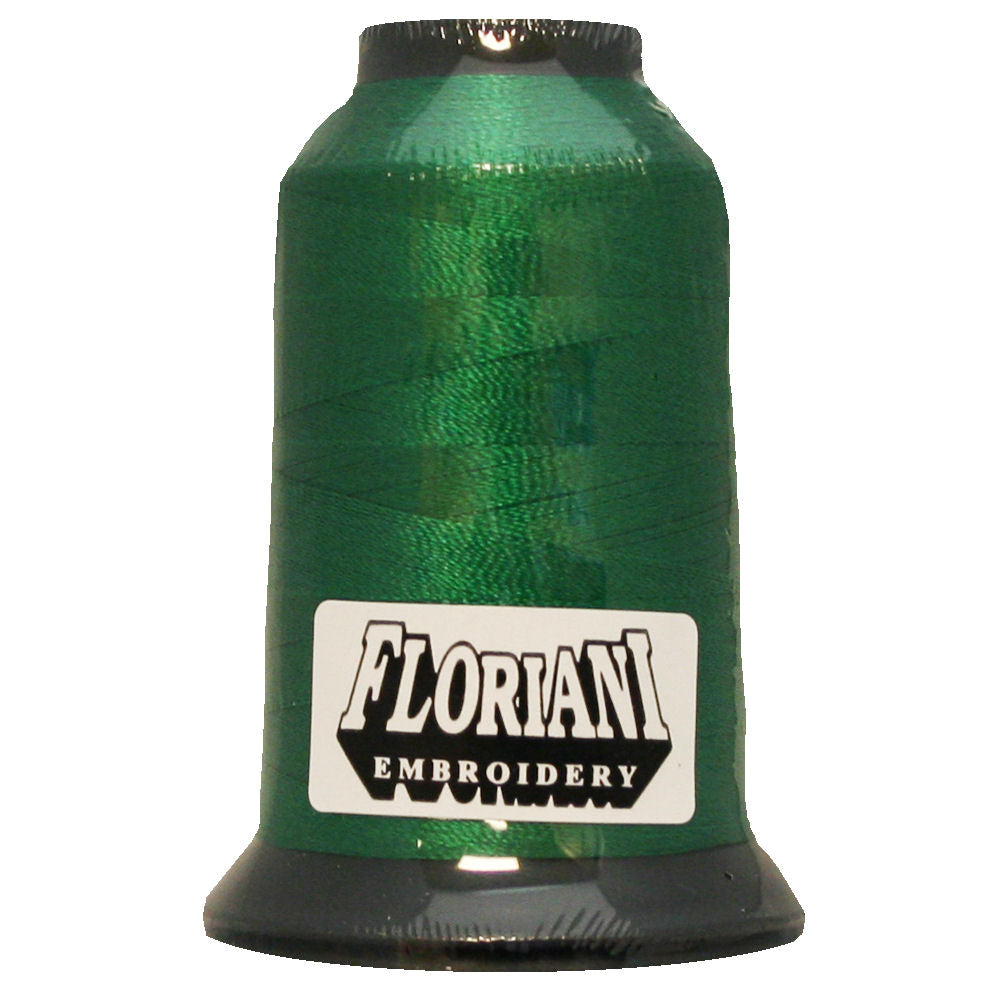 Floriani 40wt Polyester Thread 0200 True Green  1000m