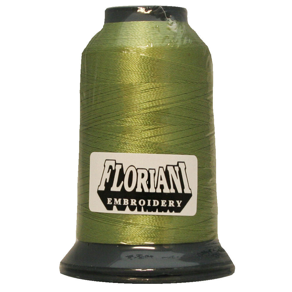 Floriani 40wt Polyester Thread 0210 Miranda Green  1000m