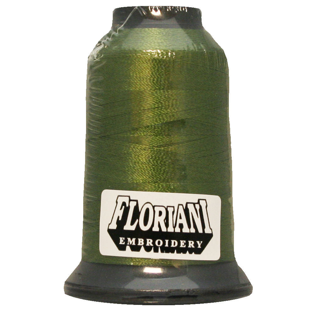 Floriani 40wt Polyester Thread 0218 Maui Green  1000m