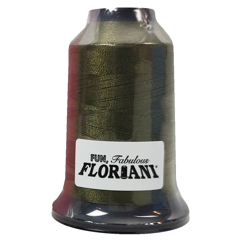 Floriani 40wt Polyester Thread 0239 Dark Grey/Green  1000m