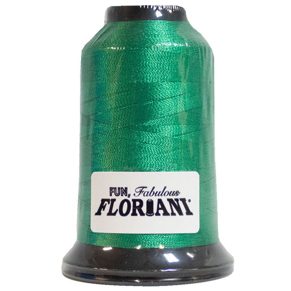 Floriani 40wt Polyester Thread 0264 Medium Green  1000m