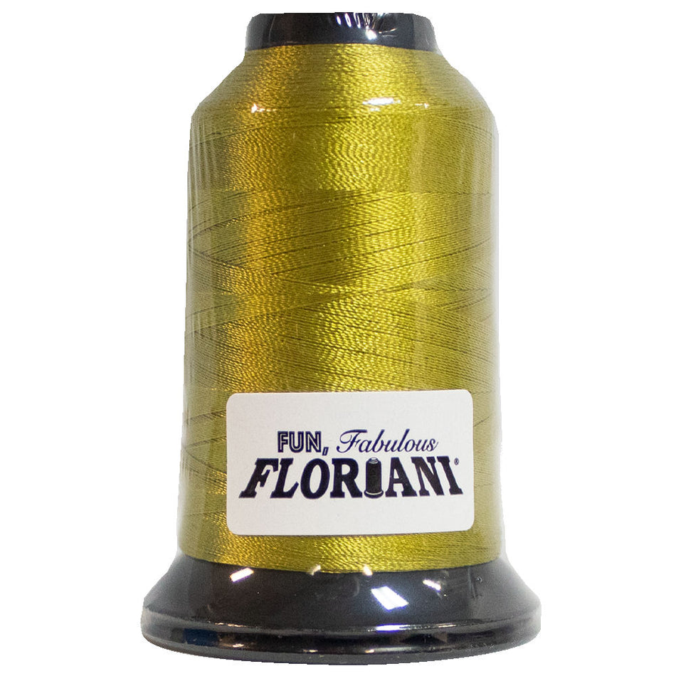 Floriani 40wt Polyester Thread 0283 Green Gold  1000m