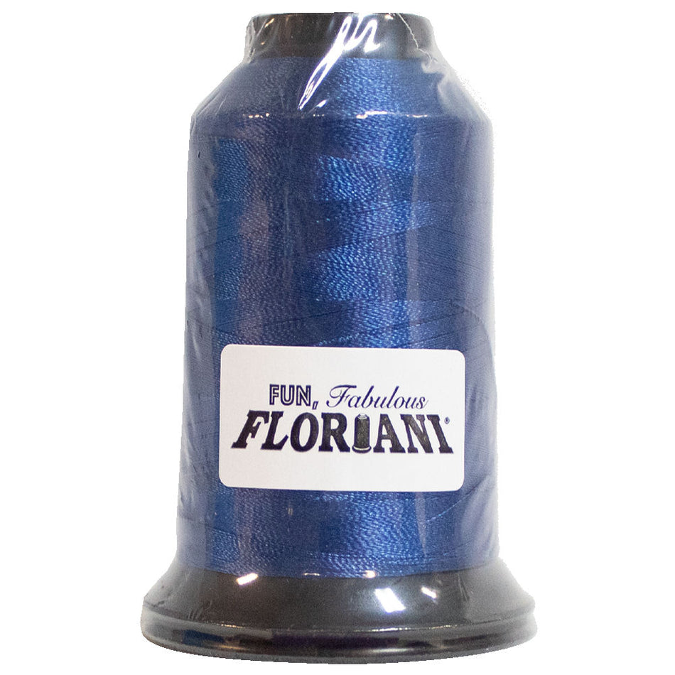 Floriani 40wt Polyester Thread 0334 Concord Blue  1000m