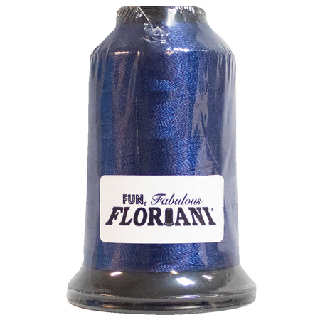 Floriani 40wt Polyester Thread 0335 Midnight Blue  1000m
