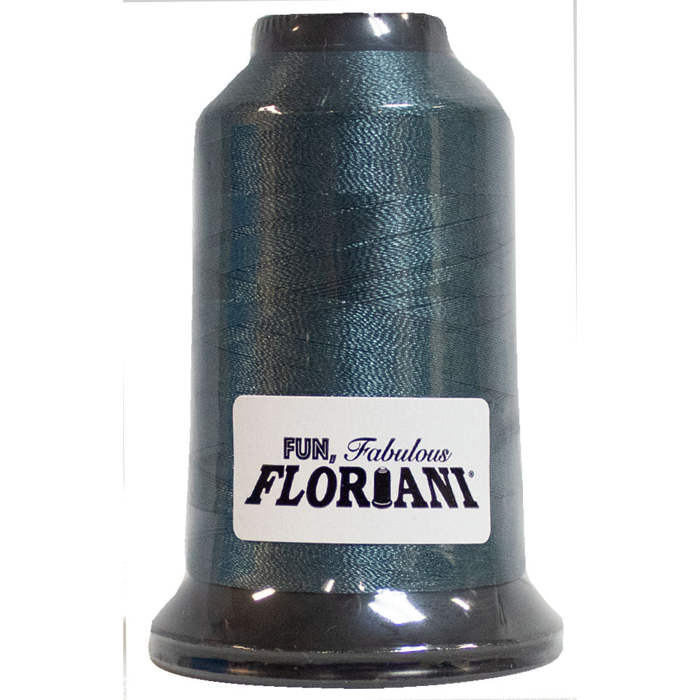 Floriani 40wt Polyester Thread 0344 Pilgrim Blue  1000m