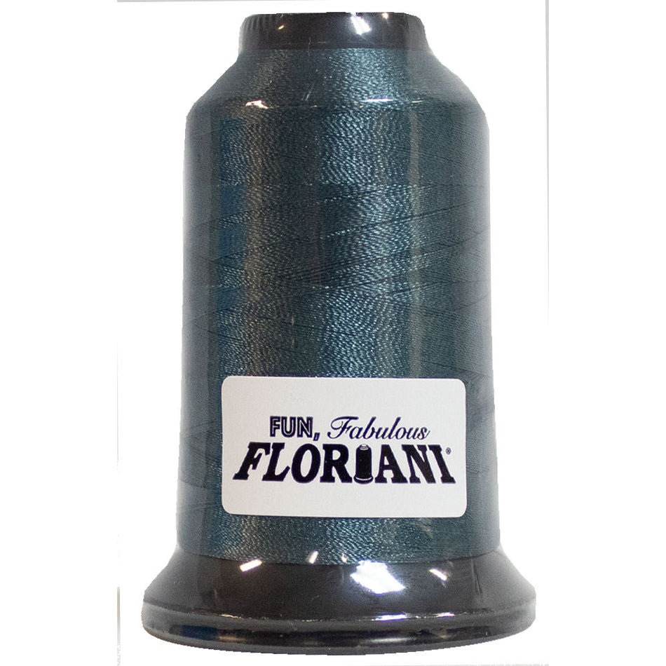 Floriani 40wt Polyester Thread 0344 Pilgrim Blue  1000m