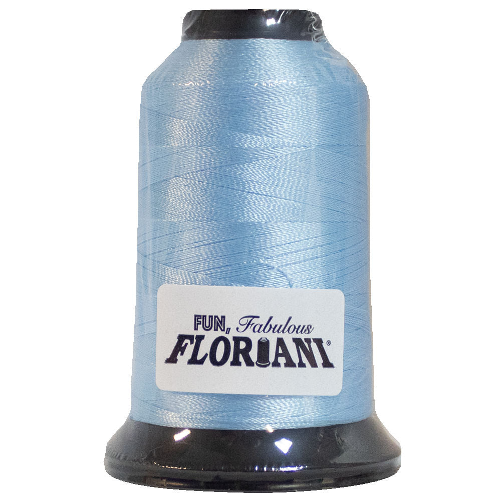 Floriani 40wt Poly Thread Moderate Blue #0352 – Red Rock Threads