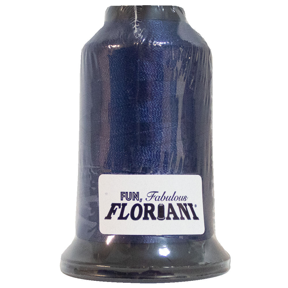 Floriani 40wt Polyester Thread 0358 Navy Satin  1000m
