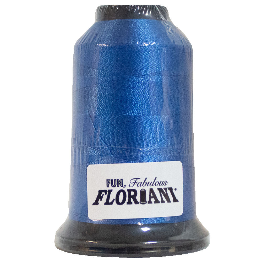 Floriani 40wt Polyester Thread 0365 Medium Blue  1000m