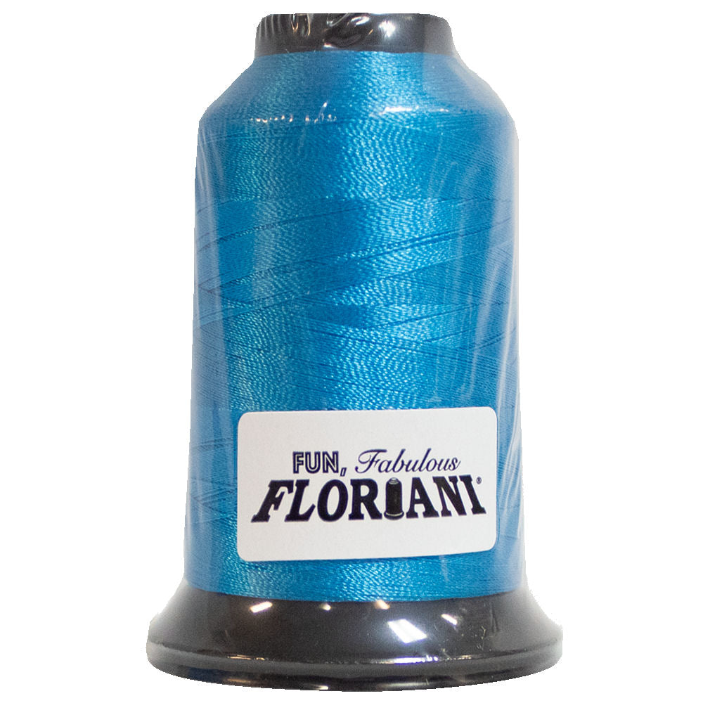 Floriani 40wt Polyester Thread 0372 Blue Pacific  1000m