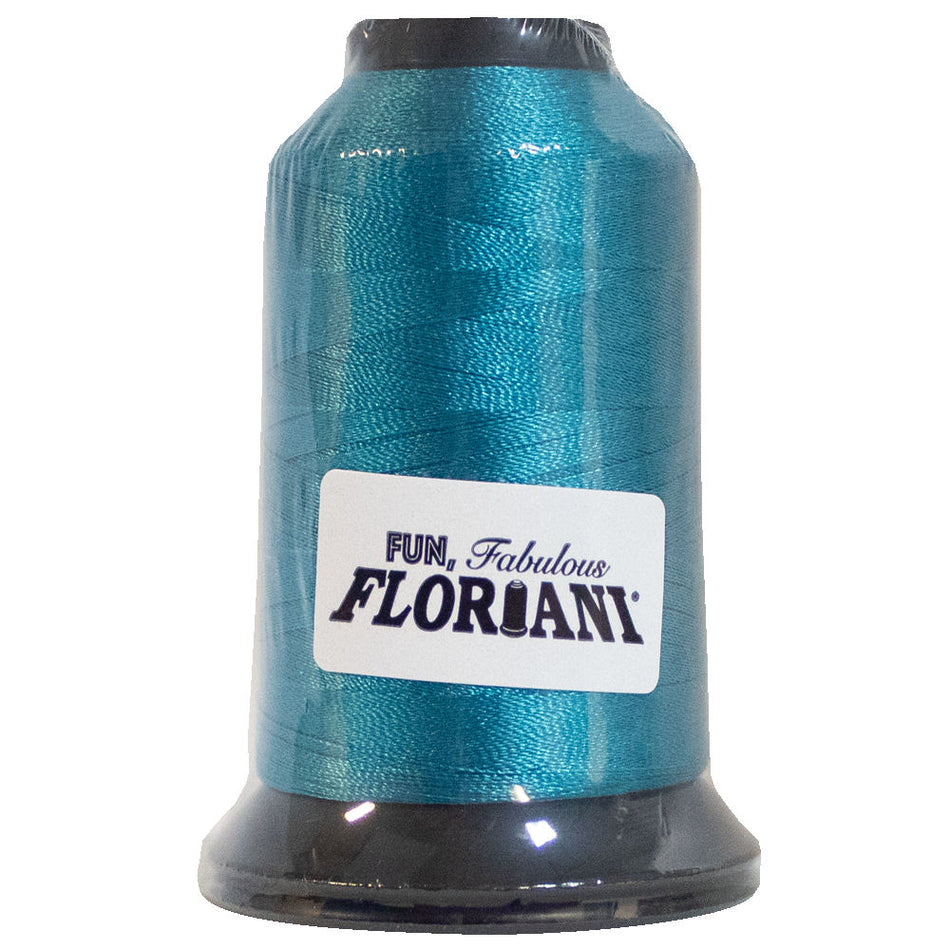 Floriani 40wt Polyester Thread 0393 Italian Blue  1000m