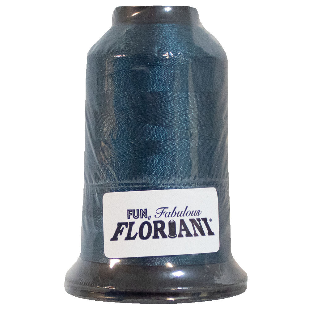 Floriani 40wt Polyester Thread 0395 Blue Cedar  1000m