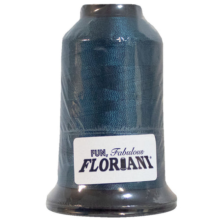 Floriani 40wt Polyester Thread 0395 Blue Cedar  1000m