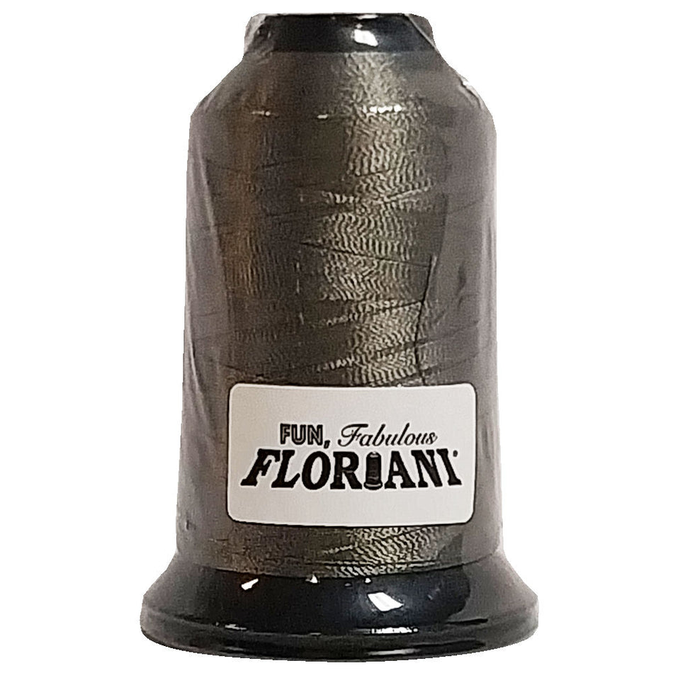 Floriani 40wt Polyester Thread 0413 Old Silver  1000m