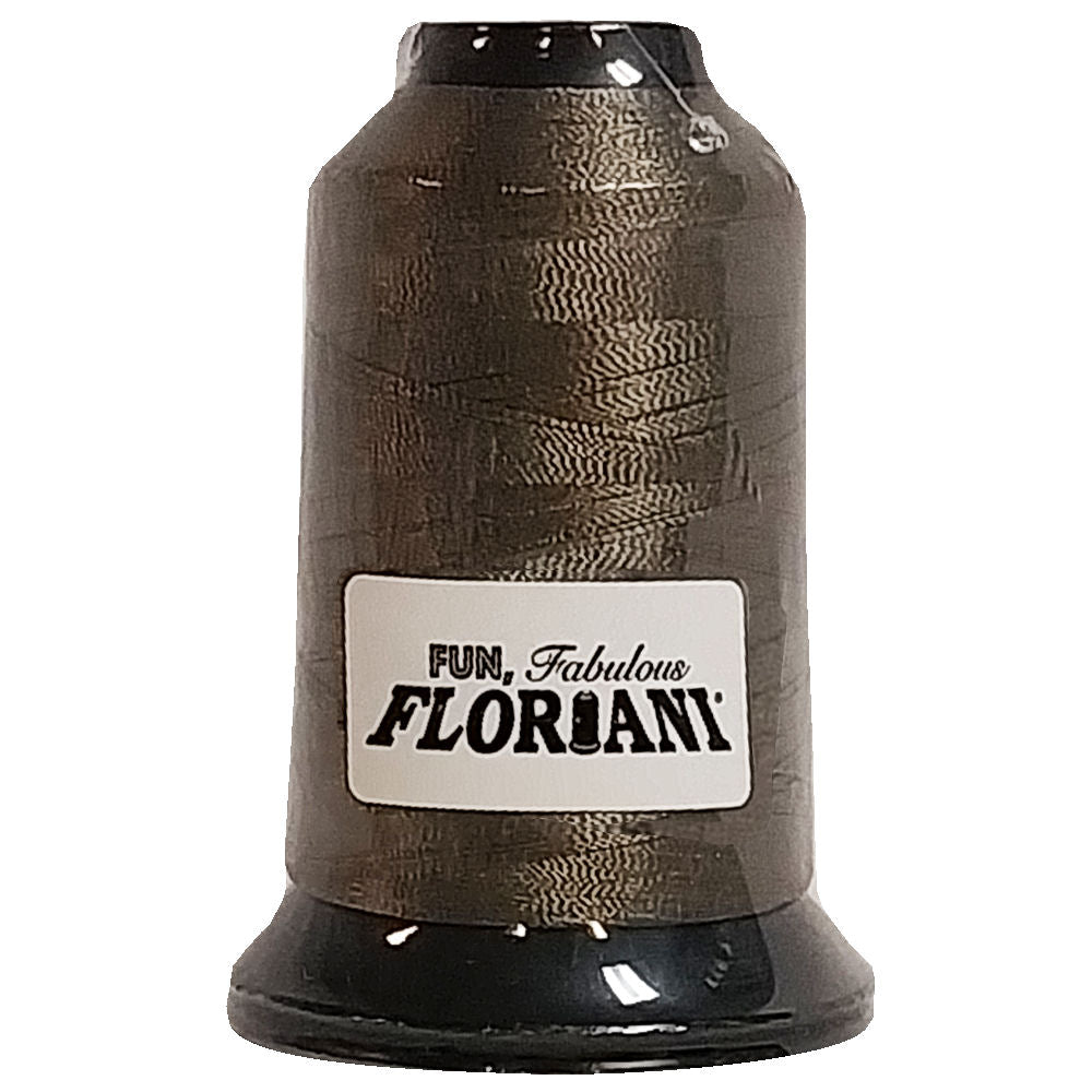 Floriani 40wt Polyester Thread 0424 Medium Gray Brown  1000m