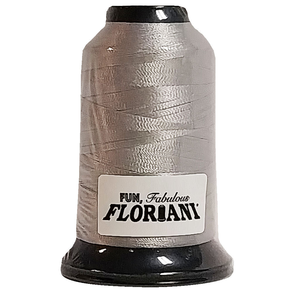 Floriani 40wt Polyester Thread 0433 Pale Sterling Grey  1000m