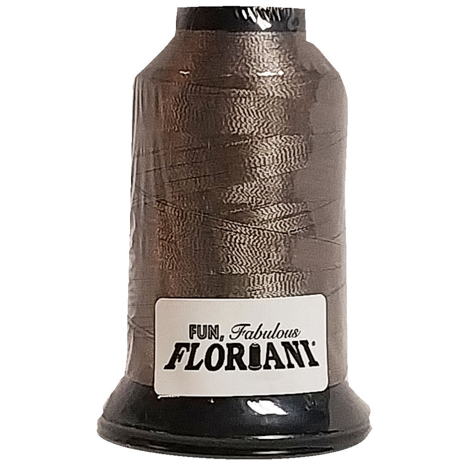 Floriani 40wt Polyester Thread 0453 Dark Taupe  1000m