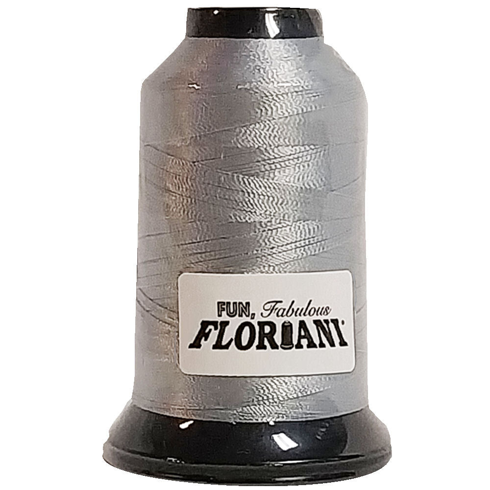 Floriani 40wt Polyester Thread 0461 Chrome  1000m